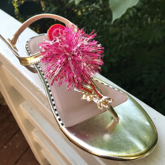 betsey johnson flamingo shoes